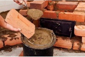 Виды и состав смеси для кирпичной кладки печей