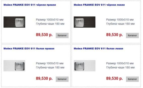 франке правосторонняя и левосторонняя