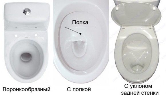виды слива в унитазе